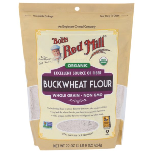 Bob s Red Mill - Flour, Buckwheat, Organic, 22 OZ - Pack of 4 Online now