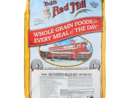 Bob s Red Mill - Organic Whole Grain Rolled Oats, 25 lb Online Sale