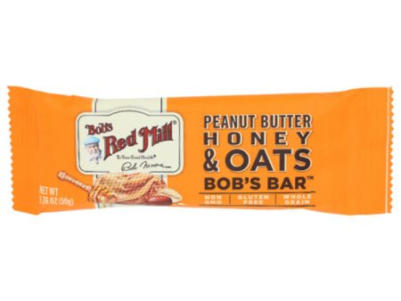 Bob s Red Mill - Oat Bar Peanut Butter Honey, 1.76 OZ - Pack of 12 For Sale