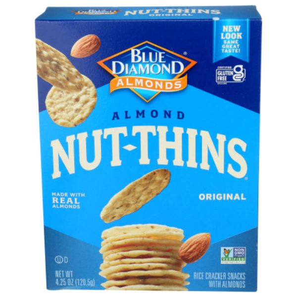 Blue Diamond - Cracker Nut Thin Almond, 4.25 oz (Pack of 12) Online Sale