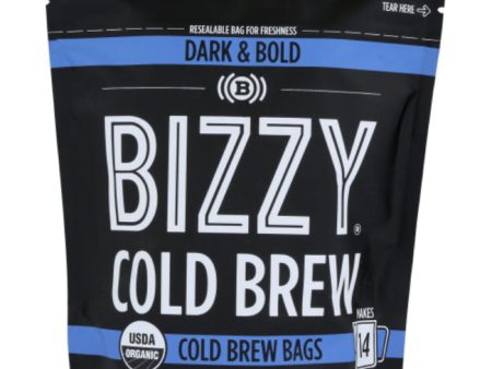 Bizzy Coffee - Organic Dark & Bold, 8 oz (Pack of 6) For Cheap