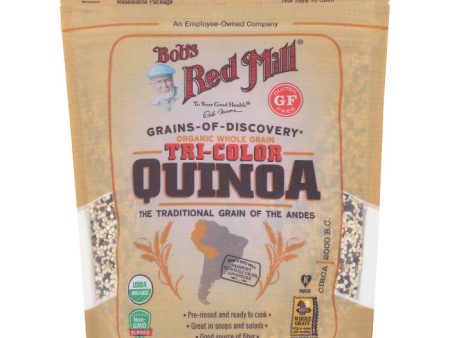 Bob s Red Mill - Quinoa Grain Tri-Color Organic, 13 oz - Pack of 5 For Sale