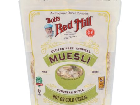 Bob s Red Mill - Cereal Muesli, Tropical, 14 OZ - Pack of 4 Online now