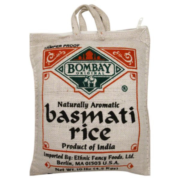 Bombay - Rice Basmati White, 10 lb - Pack of 1 Cheap