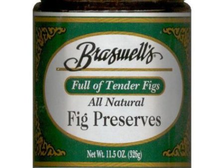 Braswell - Preserve Fig, 11.5 oz - Pack of 6 For Sale