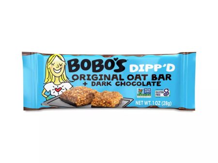 Bobo s - Oat Bars Dipped Original Oat Bar + Dark Chocolate, 5 OZ - Pack of 6 Online Hot Sale