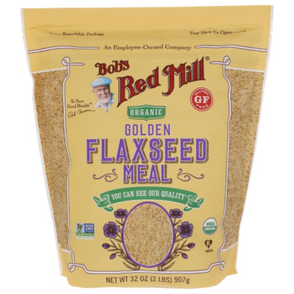 Bob s Red Mill - Flaxseed Meal, Golden, Organic, 32 OZ - Pack of 4 For Cheap