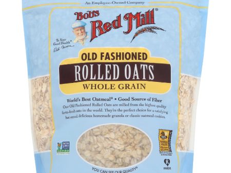 Bob s Red Mill - Oats Rolled Regular Old Fashioned, 32 oz - Pack of 4 Online Sale