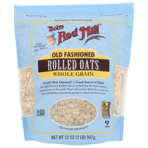 Bob s Red Mill - Oats Rolled Regular Old Fashioned, 32 oz - Pack of 4 Online Sale