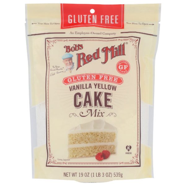 Bob s Red Mill - Mix, Cake, Vanilla, 19 OZ - Pack of 4 For Cheap