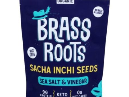 Brass Roots - Sea Salt & Vinegar Sacha Inchi Seeds, 4 oz Sale