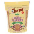 Bob s Red Mill - Flaxseed, Golden, Organic, 13 OZ - Pack of 4 Supply