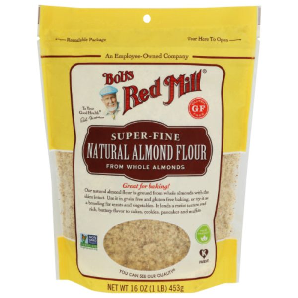 Bob s Red Mill - Flour, Almond, Natural, 16 OZ - Pack of 4 For Sale