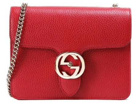 (WMNS) Gucci Leather Organ Crossbody Bag Single Shoulder Bag Red 510304-CAO0G-6420 Online