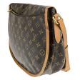 Louis Vuitton Menilmontant Brown Canvas Handbag (Arinah bags) For Sale