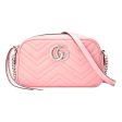 (WMNS) Gucci Marmont Series Bag Small-Size Pink 447632-DTD1Y-5815 on Sale