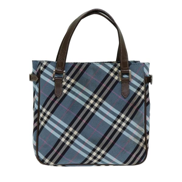 Burberry Nova Check Blue Synthetic Handbag (Arinah bags) For Cheap