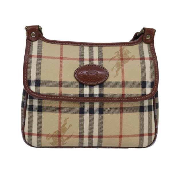 Burberry Nova Check Beige Leather Shoulder Bag (Arinah bags) Online