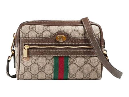 Gucci Ophidia Series Bag MIni-Size Brown  Cream  517350-96IWS-8745 Cheap