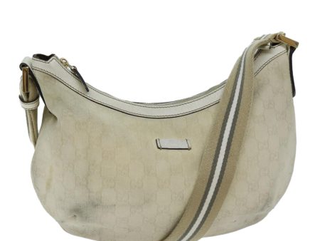 Gucci Sherry Beige Canvas Shoulder Bag (Arinah bags) For Cheap