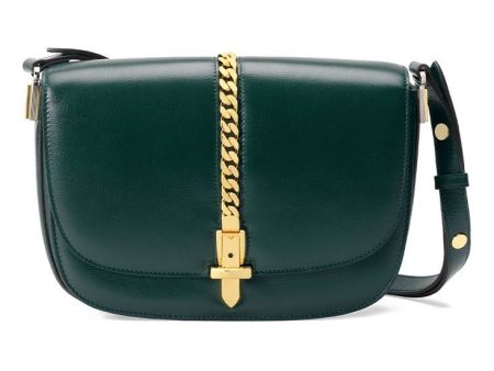 (WMNS) Gucci Sylvie 1969 Series Single-Shoulder Bag Small-Size Green 601067-1DB0X-3020 For Sale