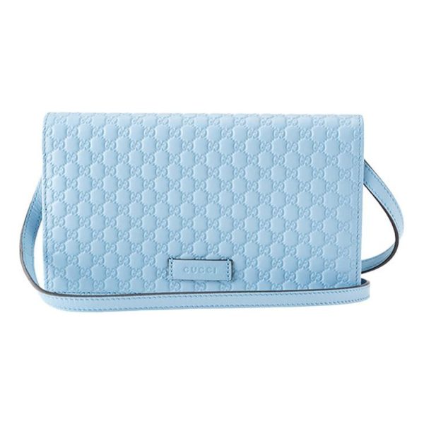 (WMNS) Gucci Leather Single Shoulder Bag Blue 466507-BMJ1G-4503 For Cheap