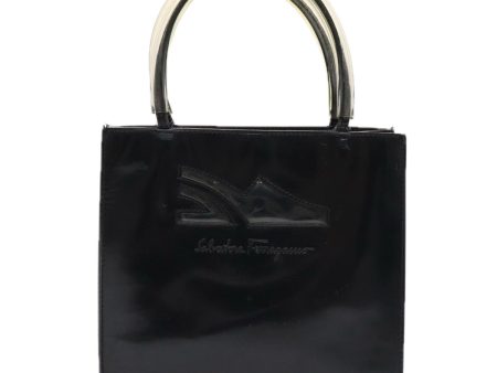 Salvatore Ferragamo Black Leather Handbag (Arinah bags) Online Hot Sale