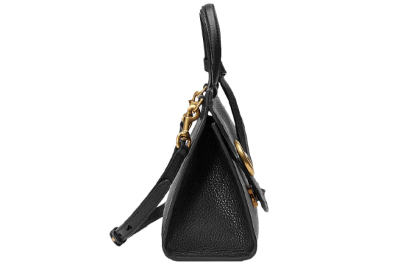 (WMNS) Gucci Cowhide GG Marmont Logo Single-Shoulder Bag Black 442622-A7M0T-1000 For Discount