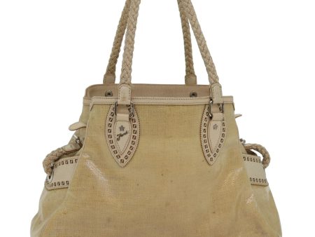 Fendi Beige Vinyl Handbag (Arinah bags) Supply