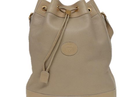 Gucci Beige Leather Shoulder Bag (Arinah bags) Sale