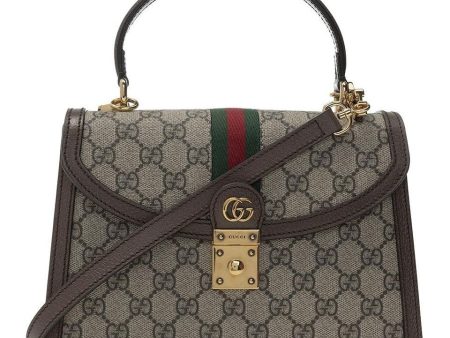 (WMNS) Gucci Canvas Ophidia Series GG Single-Shoulder Bag Small Creamy Brown 651055-96IWX-8745 For Discount