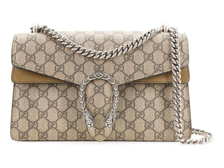 (WMNS) Gucci [Dionysus] Small GG Shoulder Bag Beige Ebony 400249-KHNRN-8642 Hot on Sale