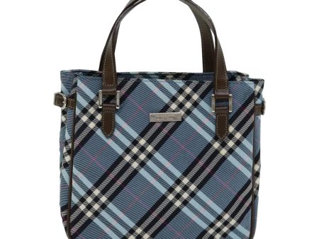 Burberry Nova Check Blue Synthetic Handbag (Arinah bags) For Cheap