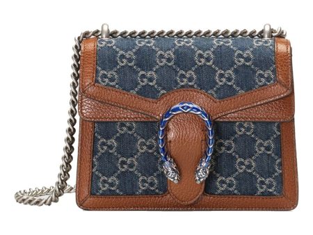 (WMNS) Gucci Dionysus Single Shoulder Bag Mini Blue Brown 421970-2KQFN-4483 Online