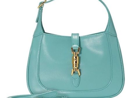 (WMNS) Gucci Jackie 1961 SeriesBag Single-Shoulder Bag MIni-Size Blue 637091-10O0G-4933 For Sale