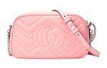 (WMNS) Gucci Marmont Series Bag Small-Size Pink 447632-DTD1Y-5815 on Sale