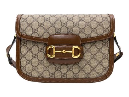 (WMNS) Gucci 1955 Canvas Single-Shoulder Bag Unisex Small Ebony Brown 602204-92TCG-8563 Cheap