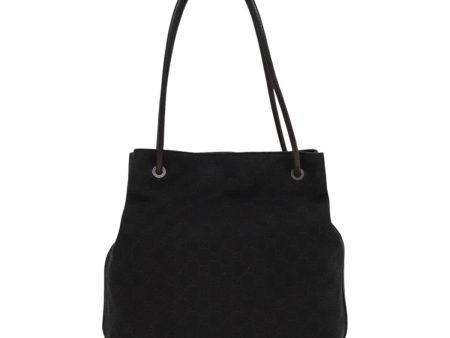 Gucci Gg Canvas Black Canvas Shoulder Bag (Arinah bags) Cheap