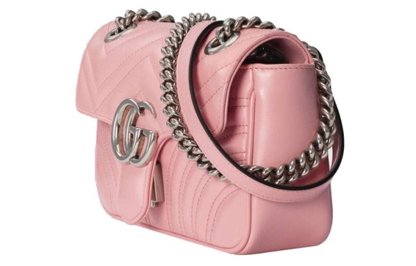 (WMNS) Gucci Marmont Series Clutch mini Pink 446744-DTDIP-5815 Online now