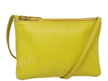 Céline Trio Yellow Leather Shoulder Bag (Arinah bags) Supply