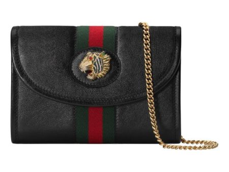 (WMNS) Gucci Rajah SeriesClutch Chain Single Shoulder Bag mini Black 573797-0OLHX-8389 Hot on Sale