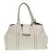 Gucci Guccissima White Canvas Handbag (Arinah bags) Fashion