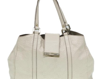 Gucci Guccissima White Canvas Handbag (Arinah bags) Fashion