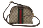 (WMNS) Gucci Ophidia Gold Logo Retro GG Stripe Webbing Canvas Shoulder Messenger Bag Small   Brown 499621-K05NG-8745 Online Sale