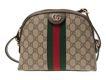 (WMNS) Gucci Ophidia Gold Logo Retro GG Stripe Webbing Canvas Shoulder Messenger Bag Small   Brown 499621-K05NG-8745 Online Sale