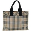 Burberry Nova Check Beige Metal Handbag (Arinah bags) on Sale