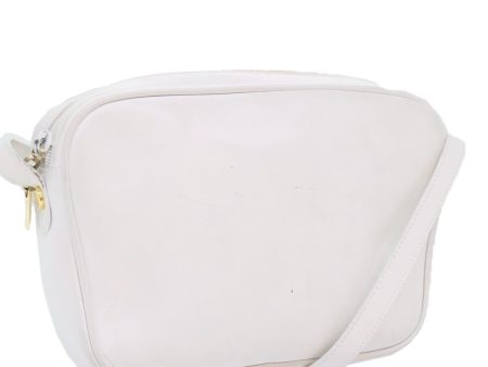 Salvatore Ferragamo White Leather Shoulder Bag (Arinah bags) Supply