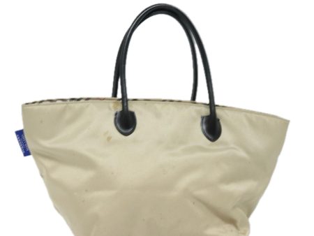 Burberry Blue Label Beige Synthetic Handbag (Arinah bags) on Sale