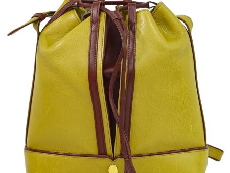 Cartier Yellow Leather Shoulder Bag (Arinah bags) For Cheap