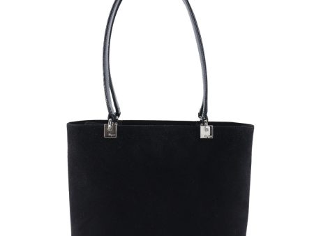 Salvatore Ferragamo Gancini Black Suede Handbag (Arinah bags) Online now